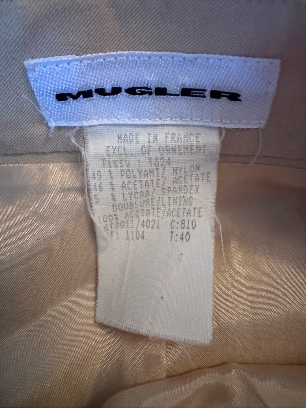 Vintage Thierry Mugler Skirt Suit - Picture 12 of 14